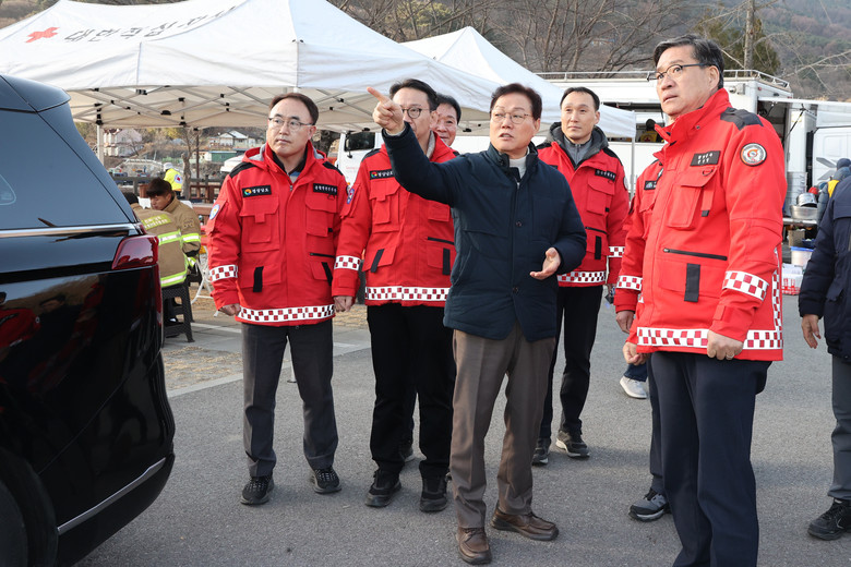 경남도, 함양 산불 현장 긴급 점검 ...